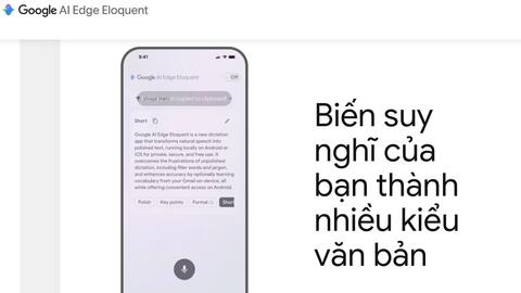 Google ra mắt ứng dụng chép chính tả không cần internet