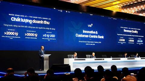 VIB thông qua kế hoạch chia cổ tức gần 19%, tăng trưởng tín dụng 15%, lợi nhuận 11.550 tỷ đồng trong năm 2026