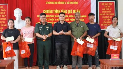 Báo Công Thương trao 80 suất quà tới gia đình chính sách tỉnh Phú Thọ