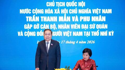 Chủ tịch Quốc hội Trần Thanh Mẫn gặp gỡ cộng đồng người Việt Nam tại Thổ Nhĩ Kỳ