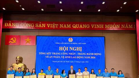 Công đoàn PVCFC ghi dấu ấn tại Tháng Công nhân 2026 với nhiều hoạt động được biểu dương