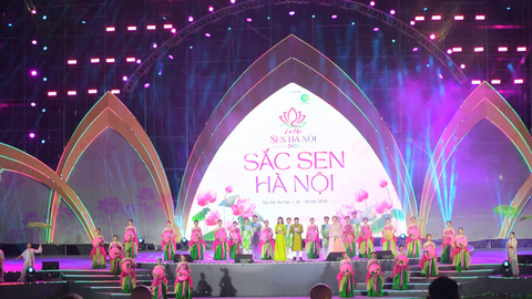 Tưng bừng khai mạc lễ hội Sen Hà Nội 2026