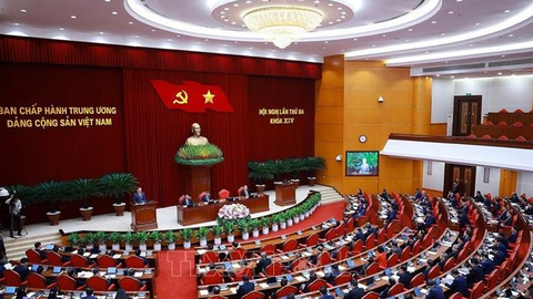 Hôm nay, Hội nghị lần thứ ba Ban Chấp hành Trung ương Đảng khóa XIV bước sang ngày làm việc thứ ba
