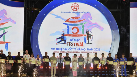 Festival Võ thuật Quốc tế Hà Nội 2026 khép lại, lan tỏa tinh thần thượng võ