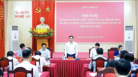 Nghệ An chấn chỉnh tình trạng né tránh, đùn đẩy trong giải phóng mặt bằng