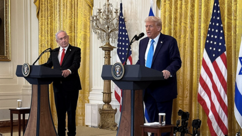 Tổng thống Mỹ tuyên bố ủng hộ ông Netanyahu tái đắc cử Thủ tướng Israel