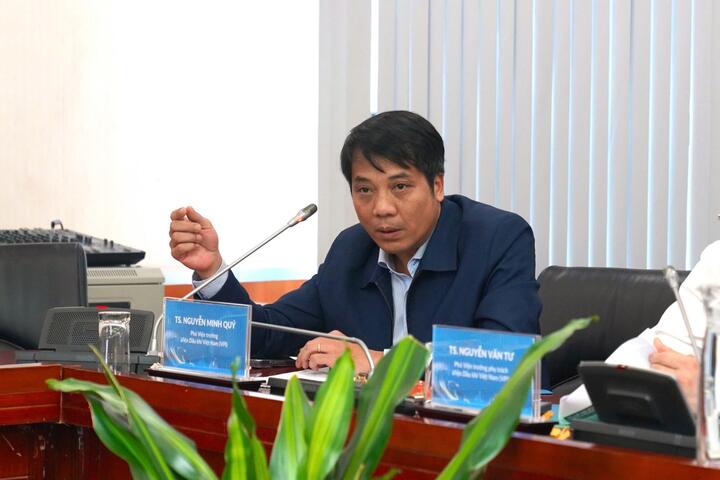 Vụ KHKT&CN trao đổi với VPI về định hướng nghiên cứu trọng điểm giai đoạn mới