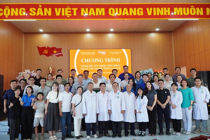 PTSC tiếp tục hành trình chăm sóc sức khỏe cộng đồng tại An Giang