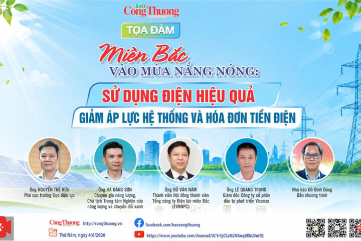 Sắp diễn ra tọa đàm sử dụng điện hiệu quả: Giảm áp lực hệ thống và hóa đơn tiền điện