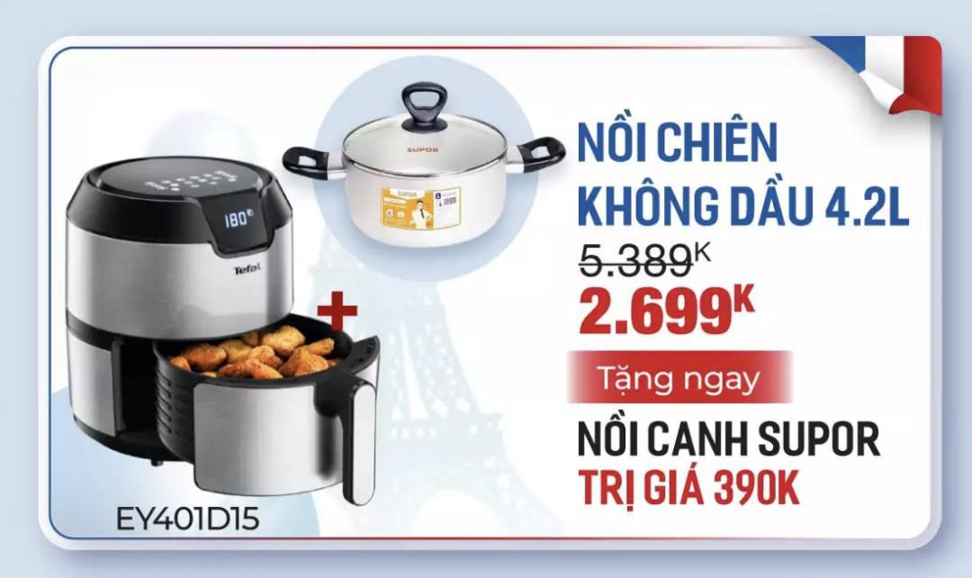 Thương hiệu gia dụng hàng đầu từ Pháp mở hội siêu sale lớn nhất năm trên Lazada: Giảm 50% và hơn thế nữa - Ảnh 6. Thương hiệu gia dụng hàng đầu từ Pháp mở hội siêu sale lớn nhất năm trên Lazada: Giảm 50% và hơn thế nữa - Ảnh 6.