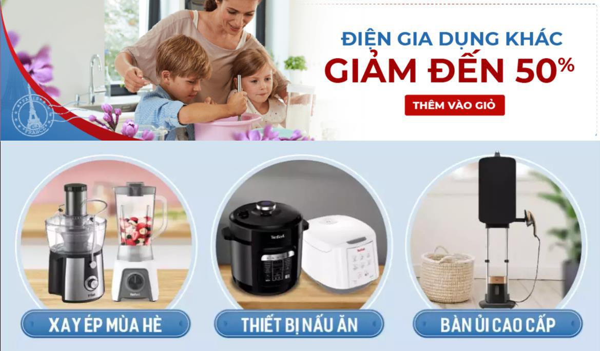Thương hiệu gia dụng hàng đầu từ Pháp mở hội siêu sale lớn nhất năm trên Lazada: Giảm 50% và hơn thế nữa - Ảnh 9. Thương hiệu gia dụng hàng đầu từ Pháp mở hội siêu sale lớn nhất năm trên Lazada: Giảm 50% và hơn thế nữa - Ảnh 9.