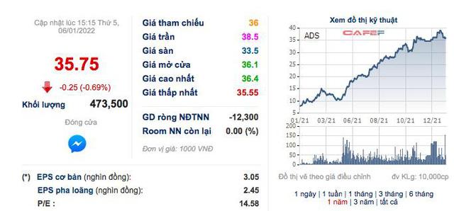 Damsan (ADS): Năm 2022 lên kế hoạch lãi 121 tỷ đồng tăng 68% so với chỉ tiêu năm ngoái - Ảnh 3.