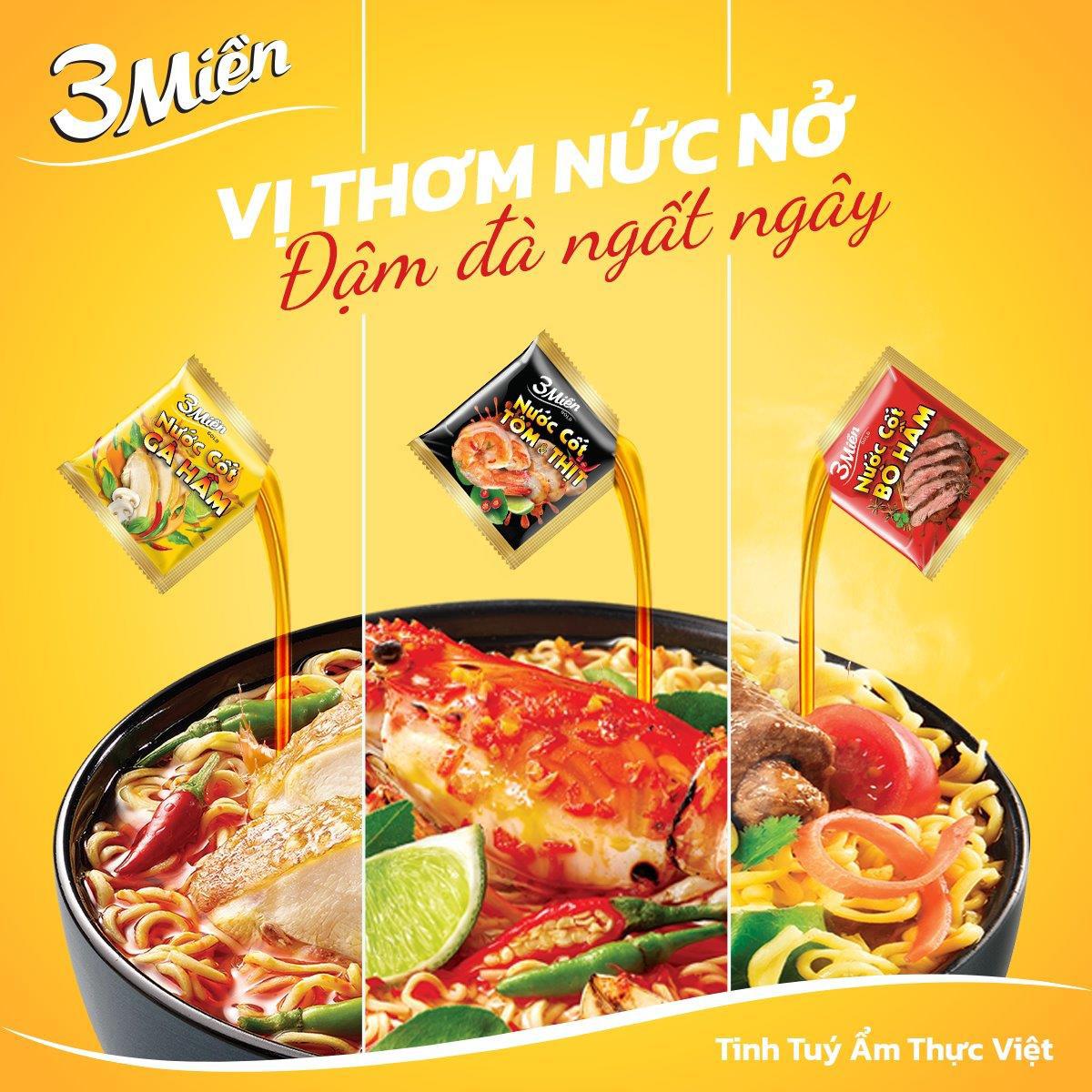 Mì 3 Miền nước cốt đậm đà - sản phẩm giữ trọn tinh túy ẩm thực Việt - Ảnh 3. Mì 3 Miền nước cốt đậm đà - sản phẩm giữ trọn tinh túy ẩm thực Việt - Ảnh 3.