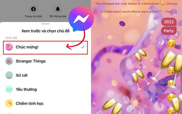 Messenger vừa update thêm theme hổ vàng cho năm nay, check xem tài khoản của bạn đã có chưa? - Ảnh 1.