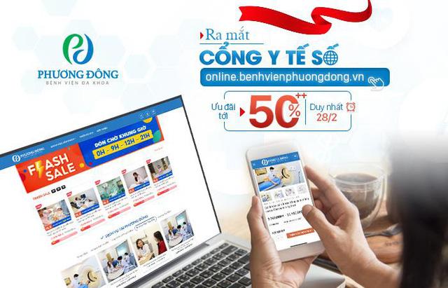 Dễ dàng lựa chọn dịch vụ y tế tại Cổng y tế số online Bệnh viện Phương Đông - Ảnh 2.