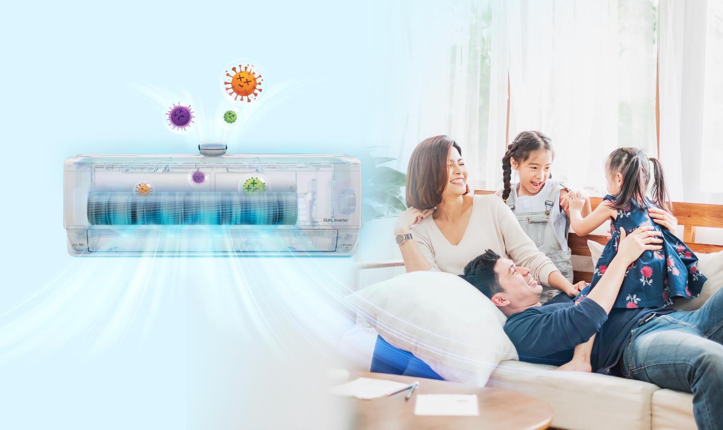 Hiệu quả của điều hòa LG DUALCOOL: Công nghệ tiên tiến kết hợp “trong – ngoài” - Ảnh 2.