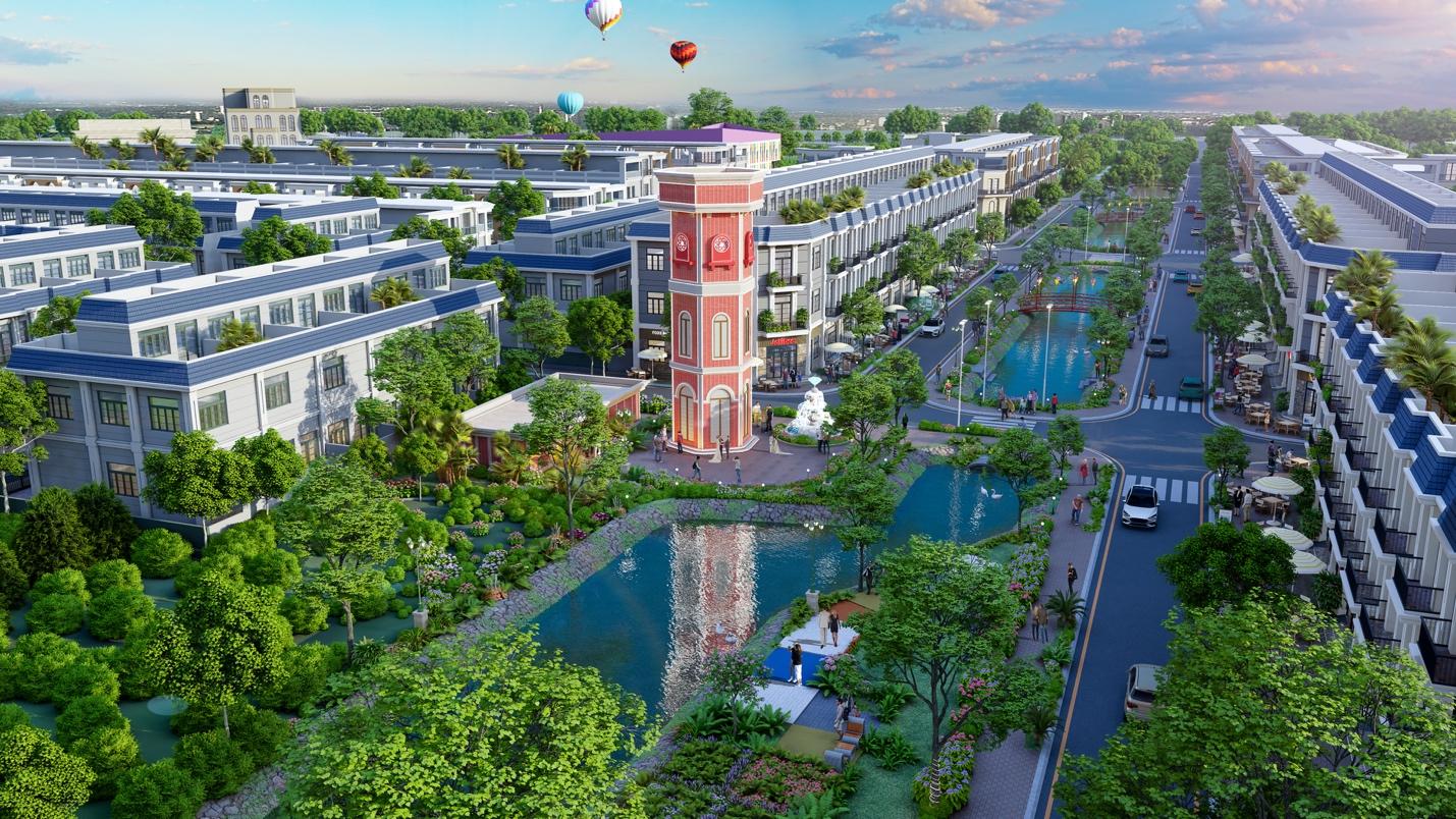 Shophouse view Quảng trường Hà Lan đáng giá nhất dự án The Diamond City - Ảnh 3.