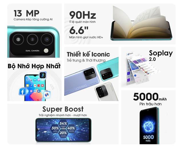 TECNO ra mắt điện thoại giá rẻ Spark 8C với RAM 7GB, màn hình to 90Hz - Ảnh 2.