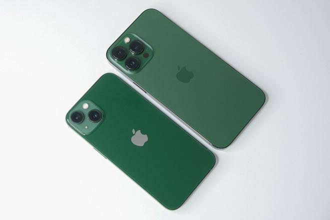 Trên tay iPhone 13 và iPhone 13 Pro Max màu xanh lá vừa bán ra tại Việt Nam: Đẹp thế này thì lại thành hot trend 2022 rồi! - Ảnh 12.