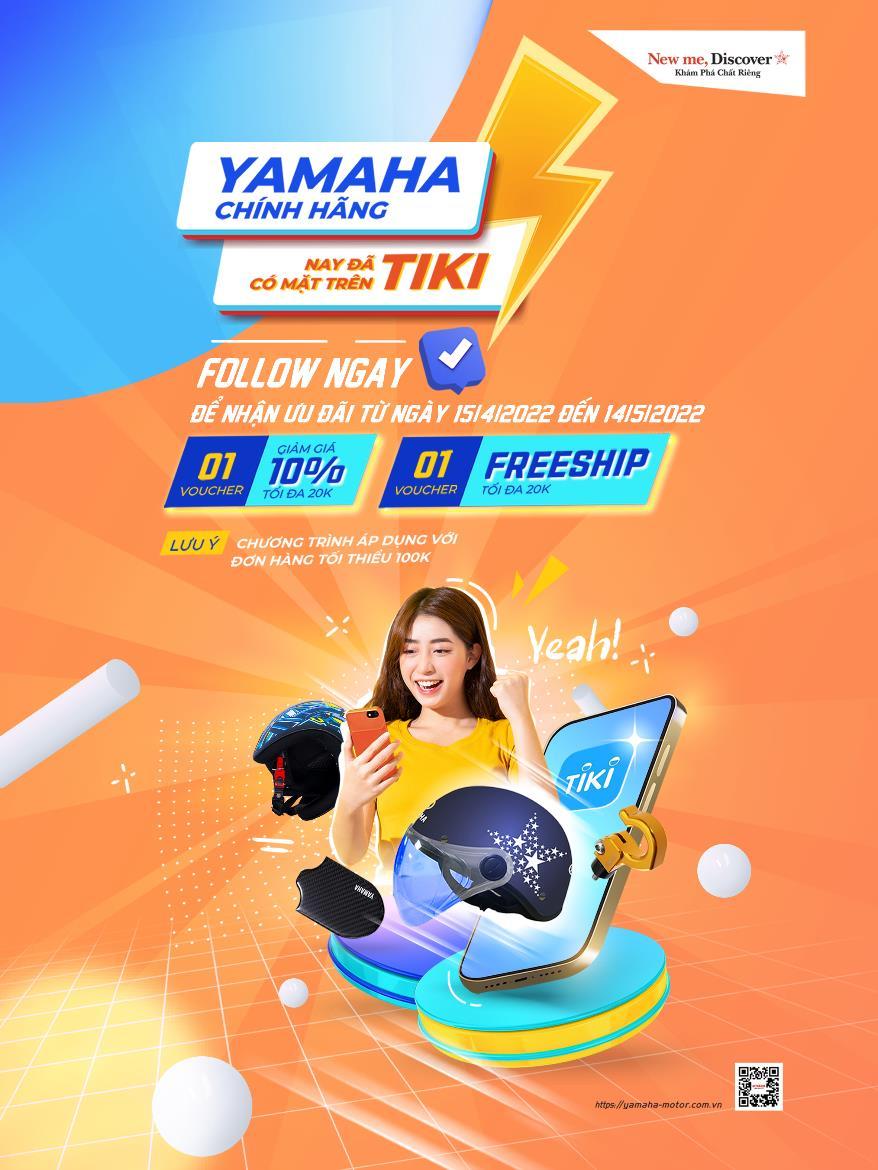 Yamaha chính thức giới thiệu gian hàng chính hãng trên Tiki - Ảnh 1.