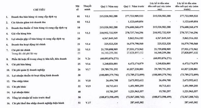 Vietravel: Quý 1 lỗ 108 tỷ đồng do lỗ liên kết lớn - Ảnh 1. Vietravel: Quý 1 lỗ 108 tỷ đồng do lỗ liên kết lớn - Ảnh 1.
