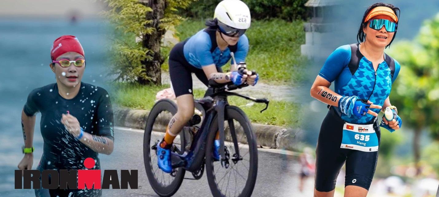 Ironlady Cao Nguyệt Hằng cùng chồng hoàn thành xuất sắc thử thách tại IRONMAN70.3 Việt Nam - Ảnh 2.