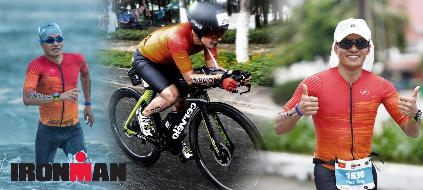 Ironlady Cao Nguyệt Hằng cùng chồng hoàn thành xuất sắc thử thách tại IRONMAN70.3 Việt Nam - Ảnh 4.