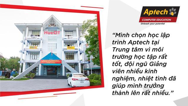 Học lập trình viên Aptech - bước ngoặt giúp tôi thành công - Ảnh 1.