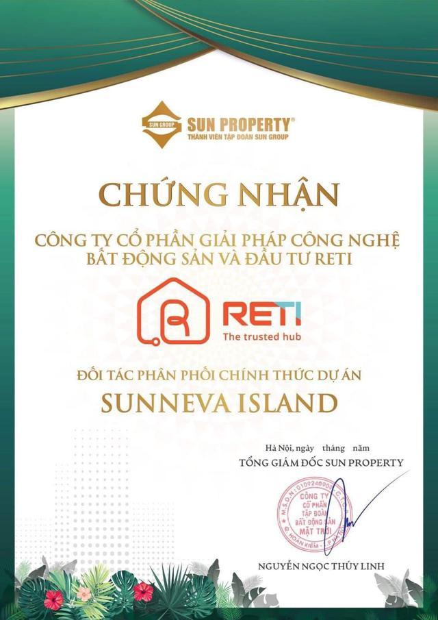 RETI - Đại lý chiến lược phân phối dự án Sunneva Island của Sun Group - Ảnh 1.