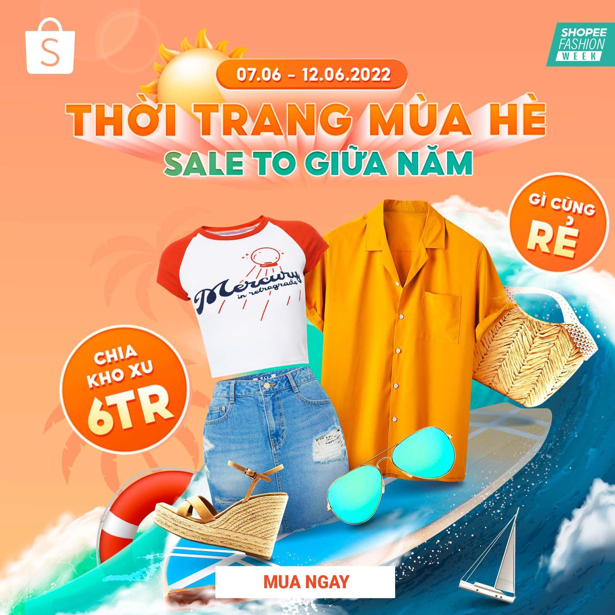 Shopee sale đậm ngành thời trang, nàng nhanh tay chốt đơn cho kịp chuyến du lịch hè “lên rừng, xuống biển” - Ảnh 1.