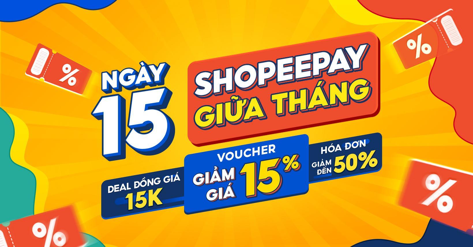 Giữa tháng săn hàng đồng giá 15k cực đã, chỉ có thể là người dùng ví ShopeePay - Ảnh 1.