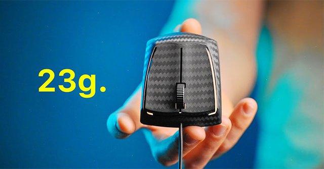 Lộ diện chuột máy tính nhẹ nhất thế giới, chỉ 23 gram - Ảnh 1. Lộ diện chuột máy tính nhẹ nhất thế giới, chỉ 23 gram - Ảnh 1.