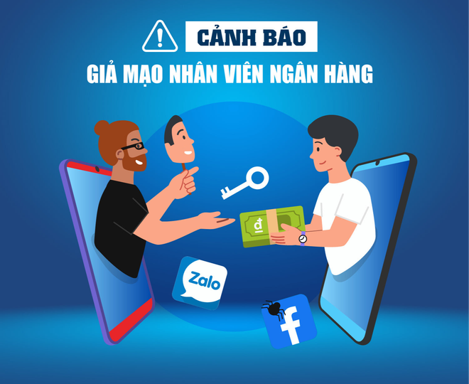 Ngân hàng cảnh báo chiêu trò giả mạo nhân viên, cho vay tín chấp để chiếm đoạt tài sản - Ảnh 1.