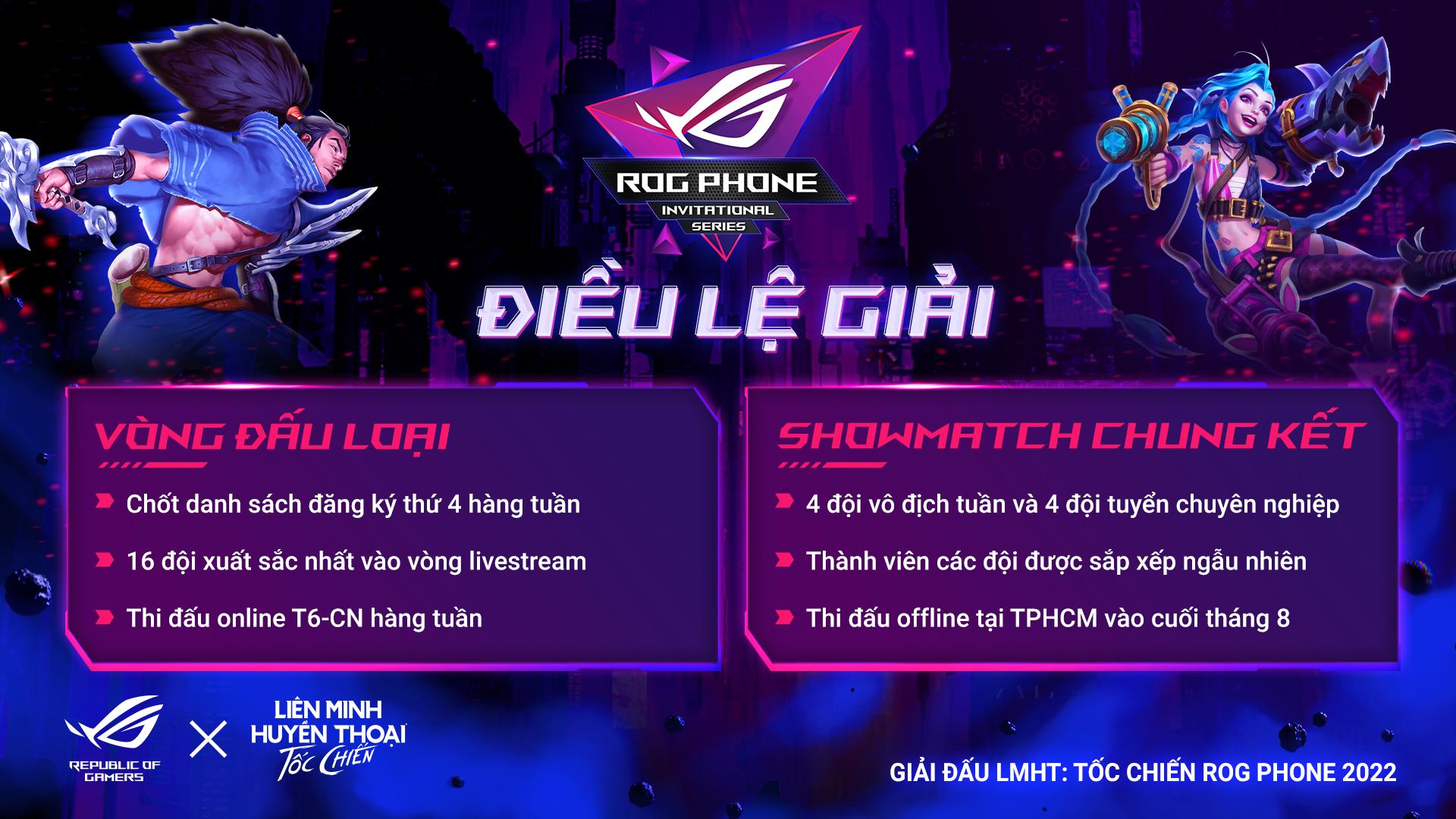 ASUS Republic of Gamers và VNG công bố giải đấu ROG Phone Invitational Series 2022 - Ảnh 3.