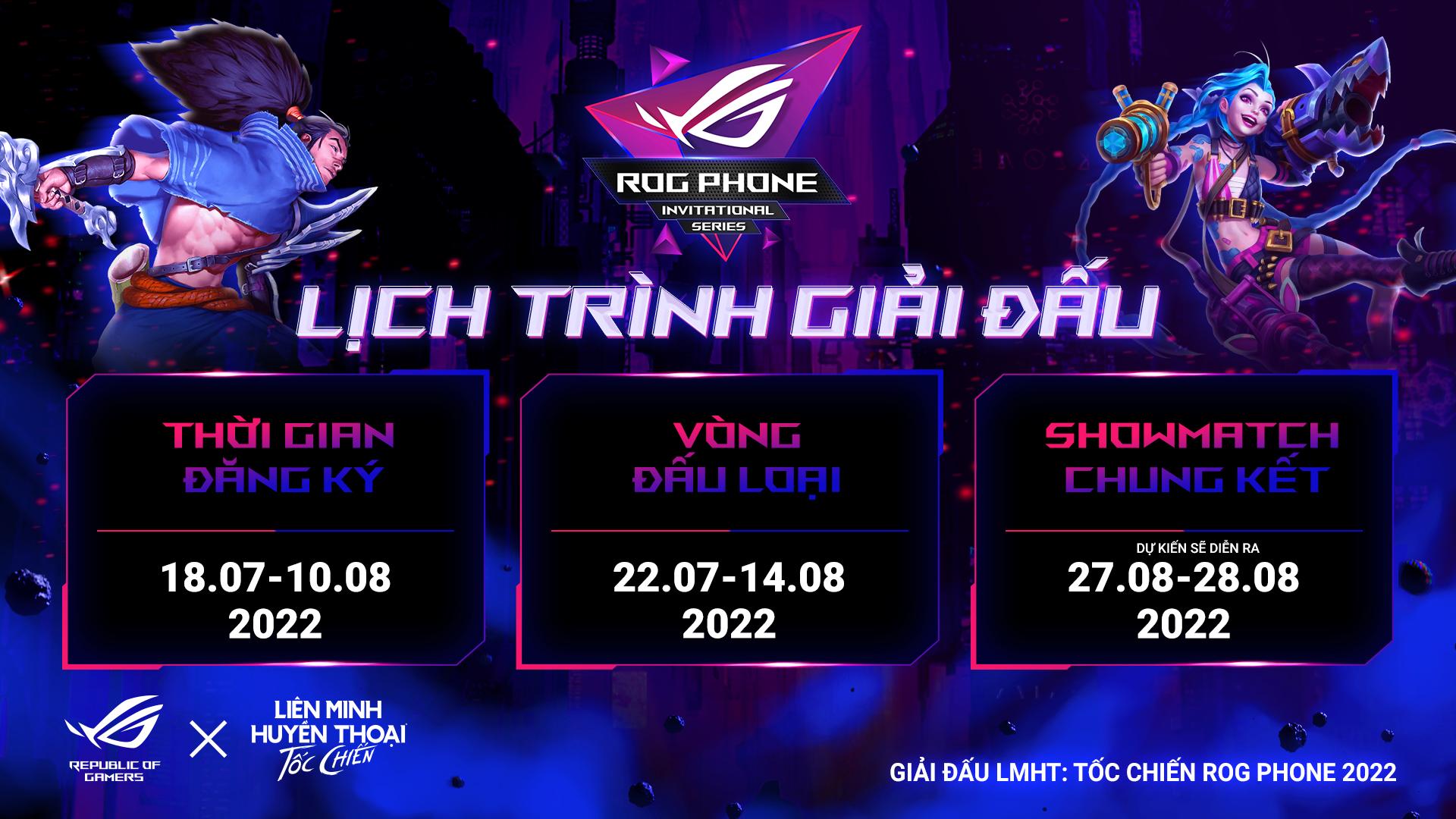 ASUS Republic of Gamers và VNG công bố giải đấu ROG Phone Invitational Series 2022 - Ảnh 2.