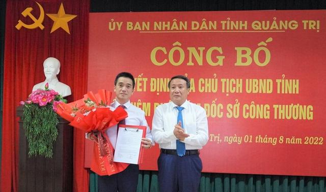 Quảng Trị có tân Phó Giám đốc Sở Công Thương  - Ảnh 1.