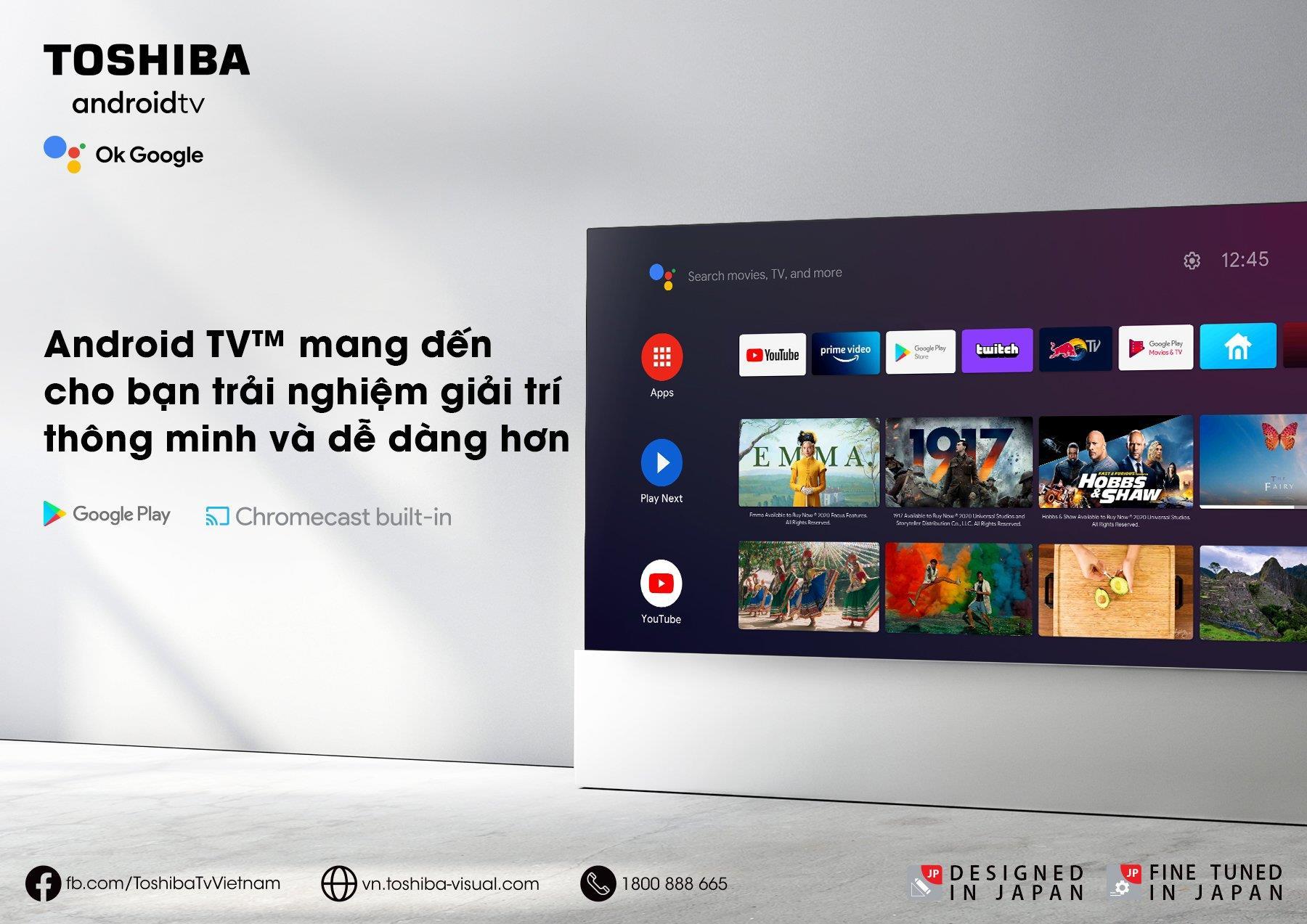 Toshiba ra mắt V35 series – Smart TV 2022 đẳng cấp cho trải nghiệm giải trí không giới hạn - Ảnh 2. Toshiba ra mắt V35 series – Smart TV 2022 đẳng cấp cho trải nghiệm giải trí không giới hạn - Ảnh 2.