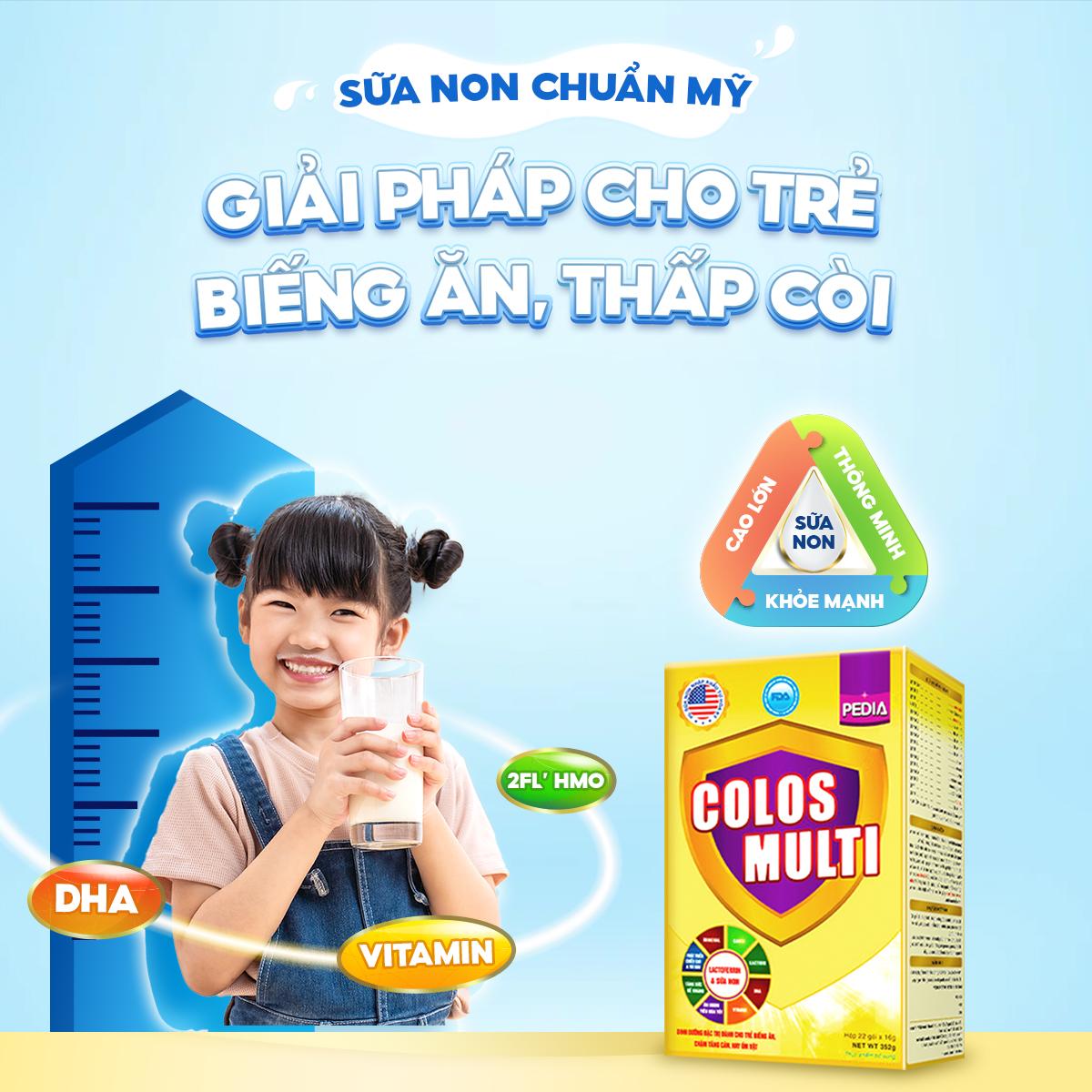 Thực phẩm bổ sung ColosMulti Pedia - Cùng mẹ chăm sóc bé yêu - Ảnh 1.