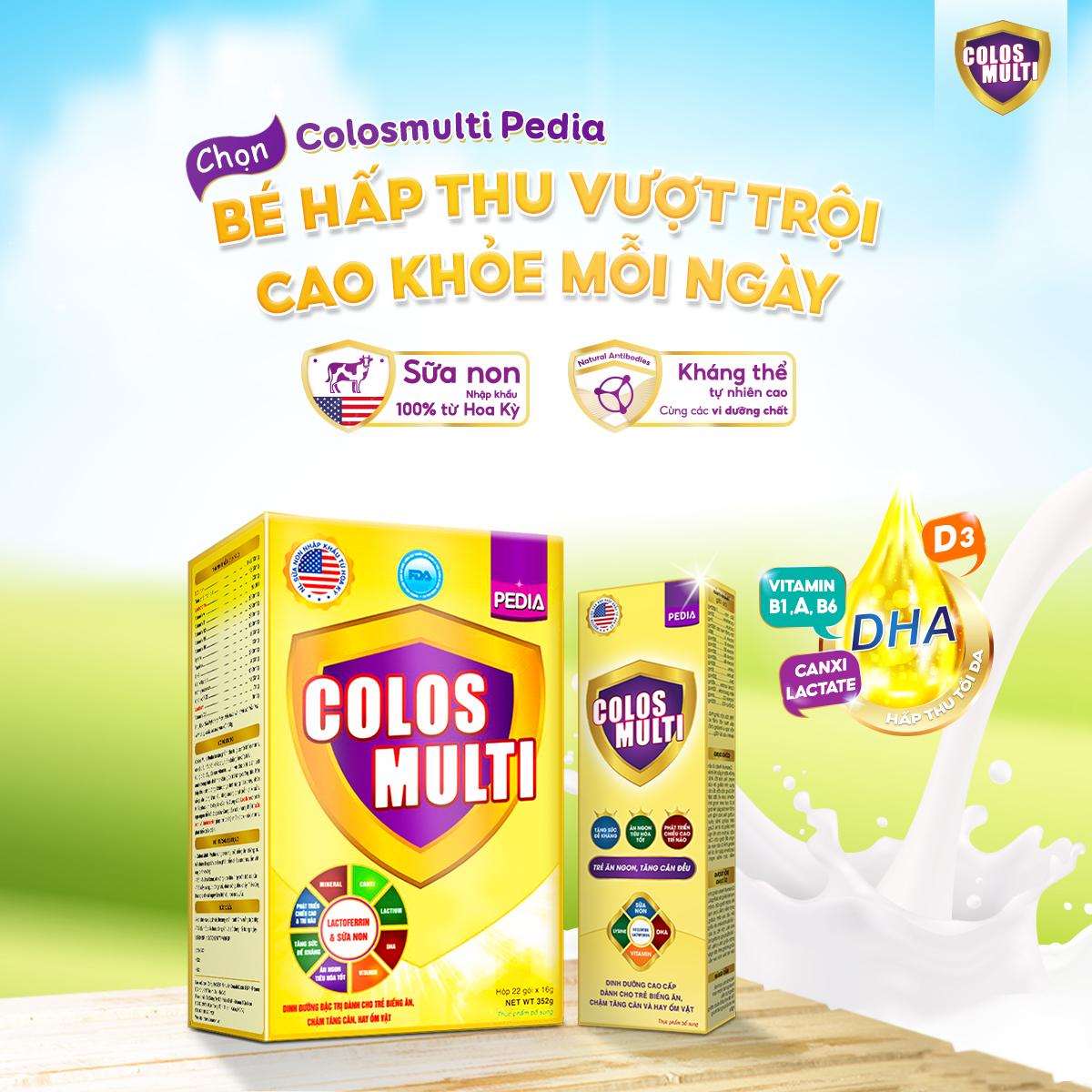Thực phẩm bổ sung ColosMulti Pedia - Cùng mẹ chăm sóc bé yêu - Ảnh 3.