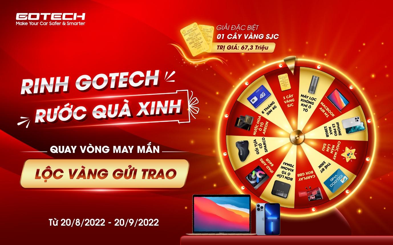 Lên đời màn hình GOTECH cho xế cưng nhận ngay cơ hội trúng vàng - Ảnh 1.