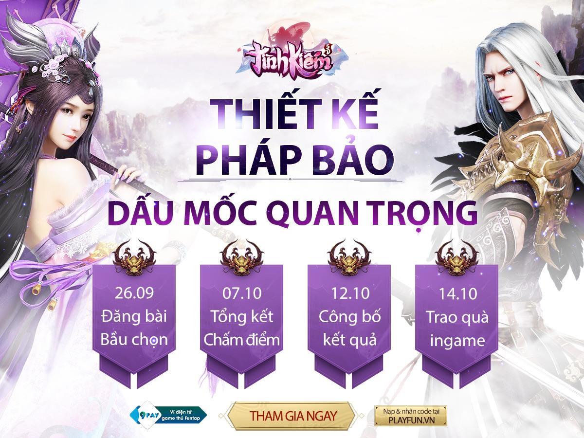 Ra mắt tính năng mới, game thủ Tình Kiếm 3D bùng nổ với cuộc thi Thiết Kế Pháp Bảo - Ảnh 3.