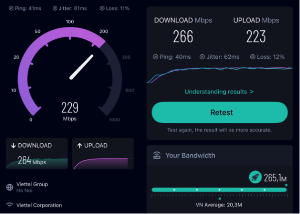 1 tháng dùng Viettel Home Wifi: Sóng căng, không lo "góc chết", rất hợp với nhà nhiều tầng - Ảnh 4.