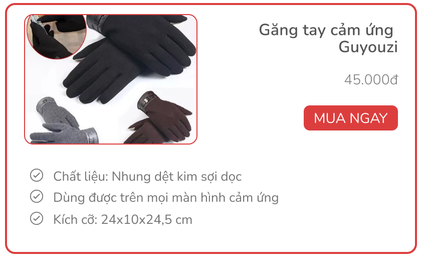 Găng tay mùa đông giờ nghe gọi được như điện thoại, tự sưởi kiêm chạm cảm ứng thông minh - Ảnh 2.