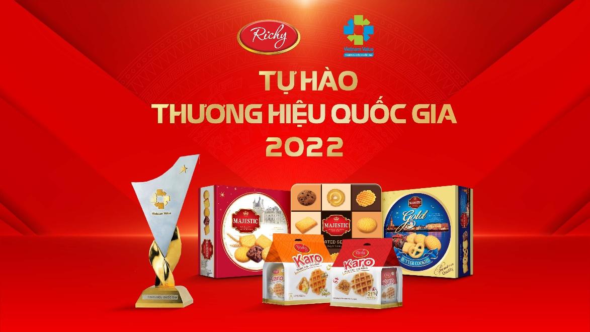Bánh kẹo Richy có nhiều sản phẩm đạt Thương hiệu Quốc gia năm 2022 - Ảnh 2. Bánh kẹo Richy có nhiều sản phẩm đạt Thương hiệu Quốc gia năm 2022 - Ảnh 2.