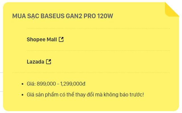 Sạc nhanh Baseus thiết kế nhỏ gọn, nhiều cổng sạc, công suất cao, giá chỉ từ 499,000 đồng - Ảnh 20.