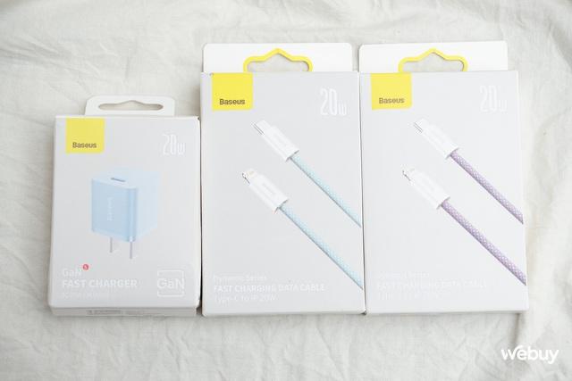 Sạc nhanh Baseus thế hệ mới dành cho iPhone: Thiết kế nhỏ gọn, nhiều màu sắc, giá chỉ 177,000 đồng - Ảnh 1. Sạc nhanh Baseus thế hệ mới dành cho iPhone: Thiết kế nhỏ gọn, nhiều màu sắc, giá chỉ 177,000 đồng - Ảnh 1.