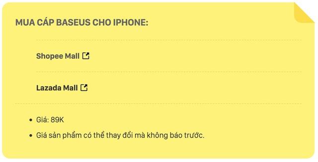 Sạc nhanh Baseus thế hệ mới dành cho iPhone: Thiết kế nhỏ gọn, nhiều màu sắc, giá chỉ 177,000 đồng - Ảnh 14. Sạc nhanh Baseus thế hệ mới dành cho iPhone: Thiết kế nhỏ gọn, nhiều màu sắc, giá chỉ 177,000 đồng - Ảnh 14.