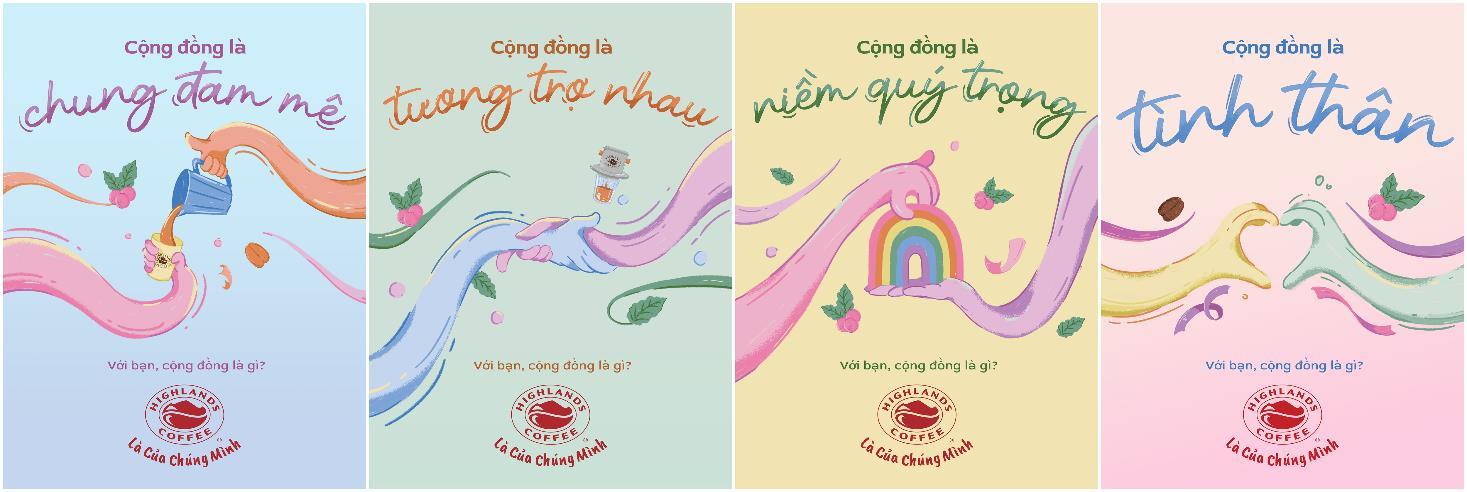 Highlands Coffee làm mới thương hiệu với hình ảnh trẻ trung, đa sắc - Ảnh 3. Highlands Coffee làm mới thương hiệu với hình ảnh trẻ trung, đa sắc - Ảnh 3.