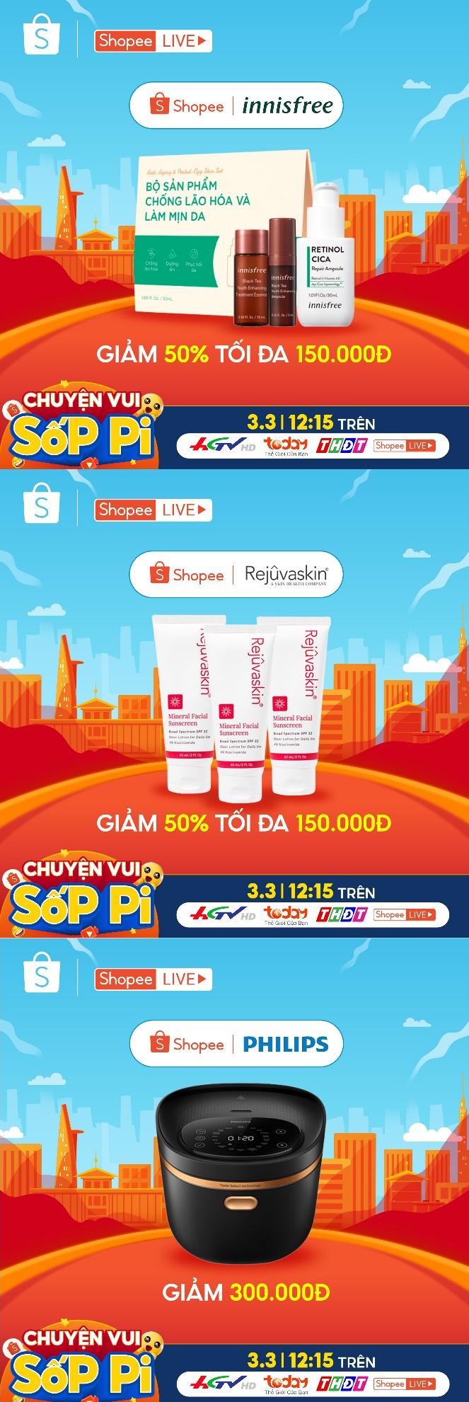 Shopee hé lộ show giải trí mới vào 3.3, tung iPhone 14 giảm 50% và mã giảm giá khủng 3 triệu đồng - Ảnh 4. Shopee hé lộ show giải trí mới vào 3.3, tung iPhone 14 giảm 50% và mã giảm giá khủng 3 triệu đồng - Ảnh 4.