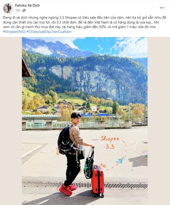 3.3 Siêu Sale có gì mà Anh Tú, Mạc Văn Khoa, Tun Phạm và cặp đôi KOL đình đám đồng loạt đặt chuông nhắc hẹn? - Ảnh 6. 3.3 Siêu Sale có gì mà Anh Tú, Mạc Văn Khoa, Tun Phạm và cặp đôi KOL đình đám đồng loạt đặt chuông nhắc hẹn? - Ảnh 6.